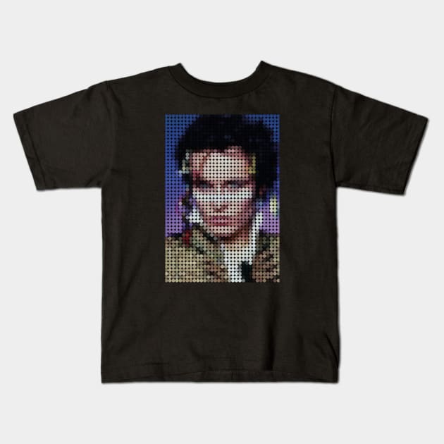 Adam Ant Dot Art Design Kids T-Shirt by PengellyArt